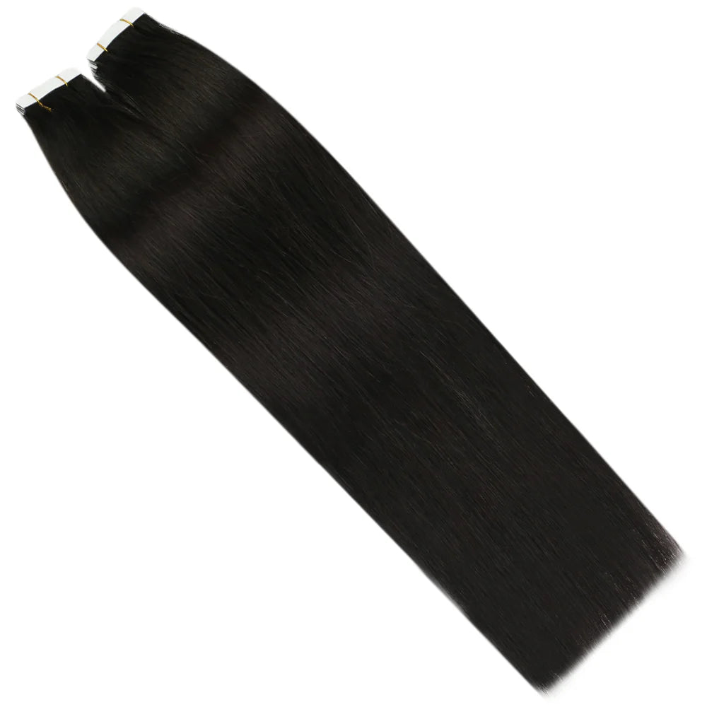Injection Tape in Extensions Natural Black (#1B)