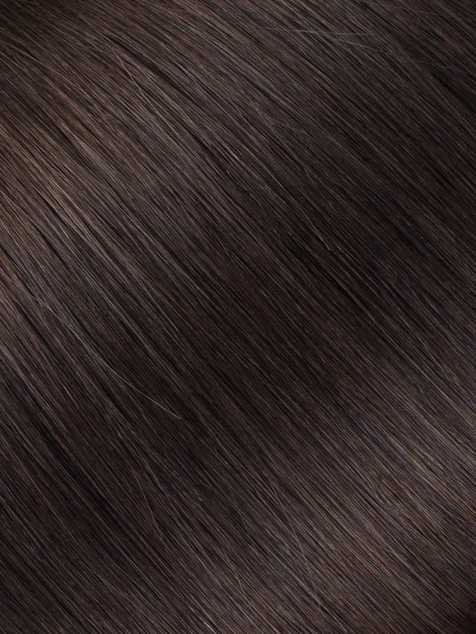 Feather TIp Extensions Darkest Brown (#2)