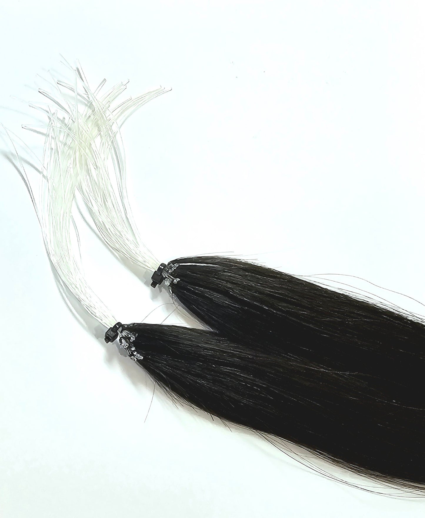 Feather Tip Extensions Light Brown (#6)