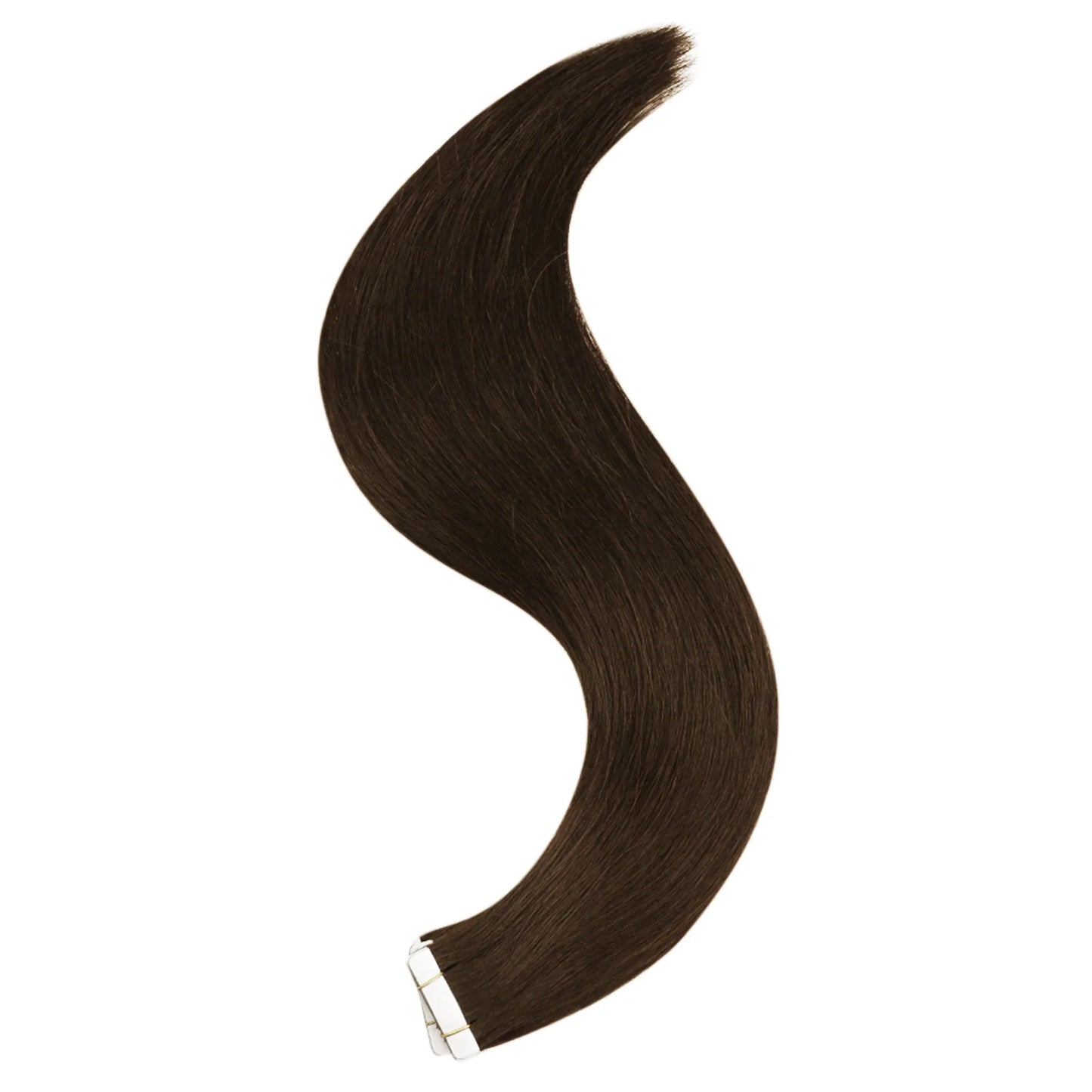 Injection Tape in Extensions Darkest Brown (#2)